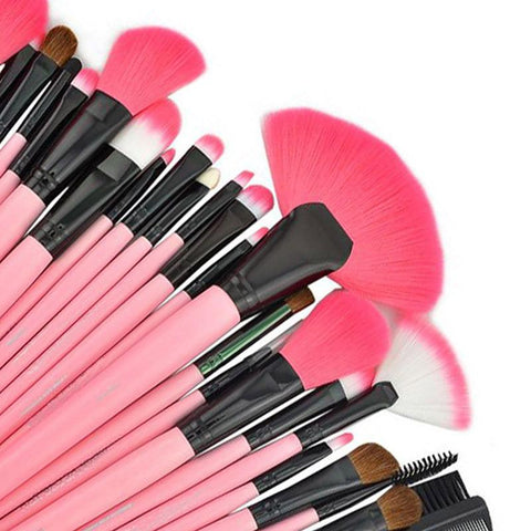Make Up Brush Kit Pink