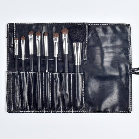 Make Up Brush Sets in Leather Case